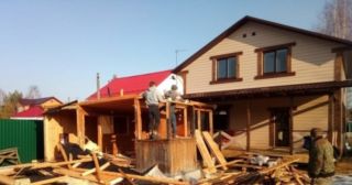 Демонтаж частных домов Городец, цена от 1612 руб.